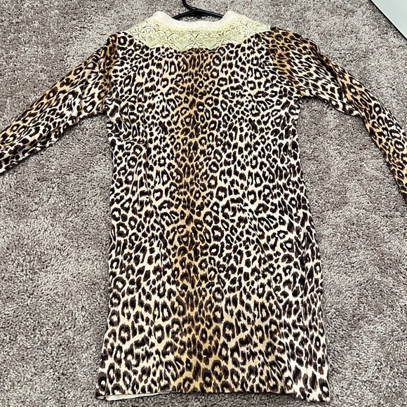 Leopard and lace cardigan - Picture 4 of 4